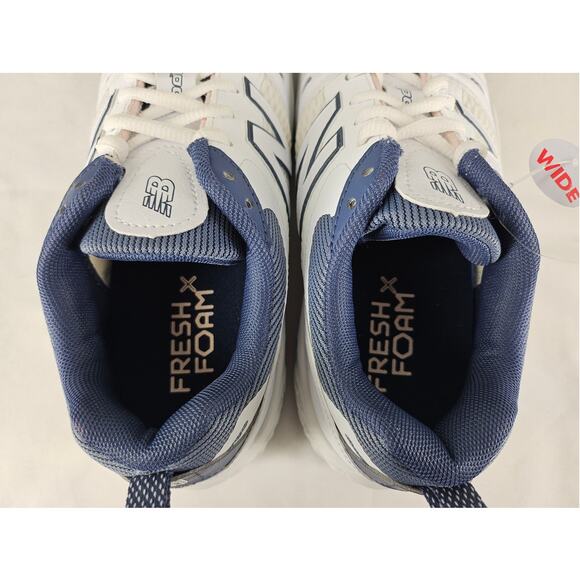 NEW BALANCE WOMEN’S WHITE FRESH FOAM X 1007 COURT TENNIS SHOES – SIZE 7.5W - Picture 6 of 9